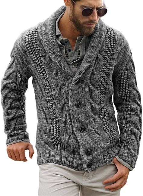 oversized cable knit sweater men.